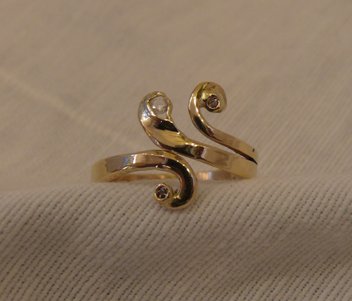 Ring aus Altgold